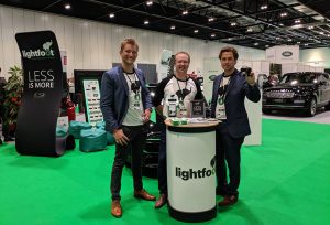 Lightfoot's Commercial team at the London Motor Show